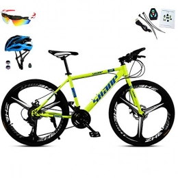 AI-QX Bici AI-QX 26 '' Mountain Bike per Bici da Uomo e da Donna Pieghevole con sospensioni e Cambio a 30 velocità, C