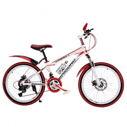 AI-QX Bici AI-QX Bici Bicicletta MTB Mountain Bike 26" Pollici Full Susp Biammortizzata, Doppio Ammortizzatore, Telaio Alluminio, Freni a Disco, Rosso