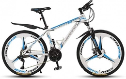 AUTRY Mountain Bike AUTRY Sedile Confortevole per Mountain Bike da Mountain Bike da Uomo, con Ammortizzatore a Sospensione Anteriore, Bici per Adulti e giovani26”27速-White Blue
