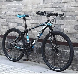 AZYQ Mountain Bike AZYQ Mountain bike da 26 'per adulto, telaio in alluminio leggero, freni a disco anteriori e posteriori, comandi a rotazione a 21 velocità, C, 21Speed