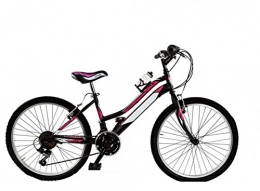 Cicli Puzone Mountain Bike BICI 26 LINCY 18V LY26 NERO FUXIA OPACO MADE IN ITALY (40 CM)