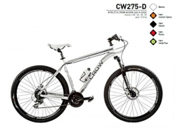 Cicli Puzone Mountain Bike BICI 27, 5 CROW ALLUMINIO SHIMANO ACERA 24V MODELLO CW275-D (BIANCO) MADE IN ITALY