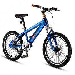 Creing Mountain Bike Bicicletta 20 inch Mountain Bike 7 velocit Bici Telaio in Acciaio ad Alto Carbonio Citybike per Adulti, Blue