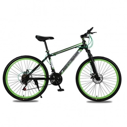 LYEC3 Mountain Bike Bicicletta 26 pollici per bicicletta doppio disco con assorbimento degli urti con sospensione anteriore Sedile regolabile Bicicletta a coda dura in acciaio al carbonio ad alta velocità da 21 velocità
