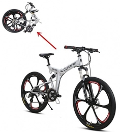 Extrbici Bici Bicicletta di Montagna 27.5 "x 21 extrbici MTB cyrusher di montagna con sospensione della forcella e freno meccanico, Quadro in lega di alluminio, Verde Nero (UK Stock)