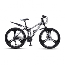 Yuxiaoo Mountain Bike Bicicletta, mountain bike 24 / 26", bicicletta fuoristrada a 27 velocità, con sedile regolabile e telaio in acciaio ad alto tenore di carbonio, per adulti e adolescenti, doppio freno a disco / C