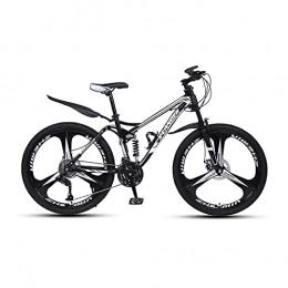 XIAXIAa Mountain Bike Bicicletta, mountain bike 24 / 26", bicicletta fuoristrada a 27 velocità, con sedile regolabile e telaio in acciaio ad alto tenore di carbonio, per adulti e adolescenti, doppio freno a disco / C