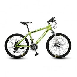 Yuxiaoo Mountain Bike Bicicletta, mountain bike, bicicletta ammortizzata a 21 velocità, con telaio in acciaio ad alto tenore di carbonio, freno a doppio disco meccanico, per adulti e adolescenti, non facile da deforma