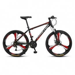 Yuxiaoo Mountain Bike Bicicletta, mountain bike, bicicletta fuoristrada da 26 pollici a 24 velocità, telaio in lega di alluminio ultraleggera, per adulti e adolescenti, doppio freno a disco, sedile regolabile / A / 1