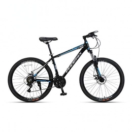 Yuxiaoo Mountain Bike Bicicletta, mountain bike da 26 pollici, bicicletta con freno a doppio disco a 21 velocità, con telaio in lega di alluminio, per adulti e adolescenti, facile da installare, adatta a vari terreni