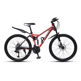 XIAXIAa Mountain Bike bicicletta, mountain bike, doppio freno a disco a 30 velocità e doppia bicicletta ammortizzante, per adulti e adolescenti, non facile da deformare, adattarsi a vari terreni / A / 169x97cm