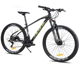 LANAZU Mountain Bike Bicicletta Mountain Bike M315 Lega di alluminio Auto a velocità variabile Freno a disco idraulico 24 velocità 27, 5x17 pollici Off-Road (Black Green 24_27.5X17)