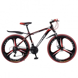 GXQZCL-1 Mountain Bike Bicicletta Mountainbike, 26" Mountain Bikes / Biciclette, leggera lega di alluminio Telaio Ravine Bike con doppio freno a disco anteriore e sospensioni MTB Bike ( Color : Black , Size : 21 Speed )