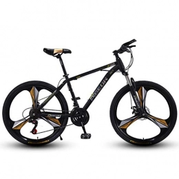 GXQZCL-1 Mountain Bike Bicicletta Mountainbike, Mountain bike, 26inch a rotelle, acciaio al carbonio telaio hardtail Biciclette da montagna, doppio freno a disco e forcella anteriore MTB Bike ( Color : B , Size : 27-speed )