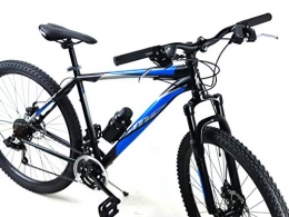 CSM Bici Bicicletta MTB Mountain Bike 27, 5″ SMP “Diablo” con Freni A Disco e Cambio Shimano 21 velocità / Blu Nero