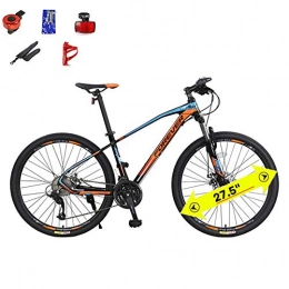 LYGID Mountain Bike Bikes Sport Lega di Alluminio 27.5 Pollici Bici da Strada Unisex Adult 27 velocit Sistema Freni a Disco, B