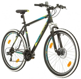 BIKE SPORT LIVE ACTIVE Bici Bikesport Thunder Bicicletta Mountain Bike Uomo 27, 5", Shimano 21 cambios (Nero Opaco, L)