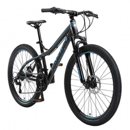 BIKESTAR Bici BIKESTAR Hardtail Mountain Bike in Alluminio, Freni a Disco, 26" | Bicicletta MTB Telaio 16" Cambio Shimano a 21 velocità | Noir Blu