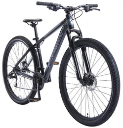 BIKESTAR Bici BIKESTAR Hardtail Mountain Bike in Alluminio, Freni a Disco, 29" | Bicicletta MTB Telaio 17" Cambio Shimano a 21 velocità, sospensioni | Blu