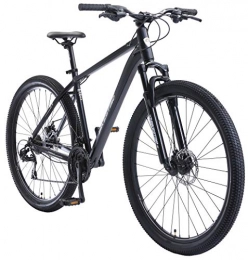 BIKESTAR Mountain Bike BIKESTAR Hardtail Mountain Bike in Alluminio, Freni a Disco, 29" | Bicicletta MTB Telaio 19" Cambio Shimano a 21 velocità, sospensioni | Blu Bianco