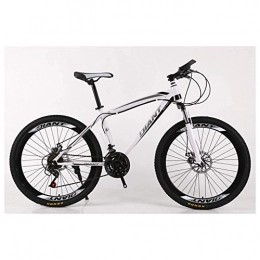 BXU-BG Mountain Bike BXU-BG Sport all'Aria Aperta for Mountain Bike Unisex / Biciclette 26 '' Wheel Leggero Telaio in Acciaio HighCarbon 2130 Costi Shimano Disc Brake, 26" (Color : White, Size : 30 Speed)