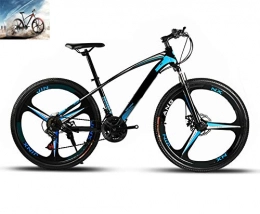 CAGYMJ Bicicletta Sportiva da Montagna, Mountain Bike per Uomini E Donne Adulti, 26 Pollici 21 velocità,Blu