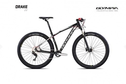 Cicli Puzone Mountain Bike Cicli Puzone DRAKE-29 Alp Disc RST Blaze RL Gamma 2019 (Nero Bianco, 47 CM - L)
