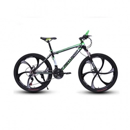 CPY-EX Mountain Bike CPY-EX 26 Pollici per Adulti Mountain Bike, Biciclette Doppio Disco Freno, Spiaggia motoslitta Biciclette, l'aggiornamento ad Alta Acciaio al Carbonio Telaio, in Lega di Alluminio Ruote, A2, 21