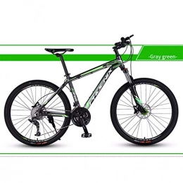 CPY-EX Mountain Bike CPY-EX 26 Pollici Ruote Diametro Bike, Mountain Bike, 30 velocità, Disc Brake System, Acciaio al Carbonio Cornice, Una Ruota, Grigio-Verde, Arancio-Blu, B