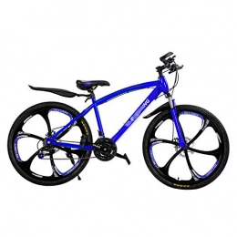 CXSMKP Mountain Bike CXSMKP Mountain Bike per Adulti Davanti Sospensione Bicicletta Pieghevole, 21 velocit Uomini Bici 26"Ruote per Bicicletta, Dual Freno A Disco, Leggero, Alto Acciaio al Carbonio Telaio, Blu