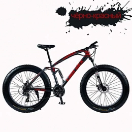 Domrx Mountain Bike Domrx Mountain 26 x4.0 Ruote 24 velocità Full Suspended Frame-Black-Red_Russian Federation