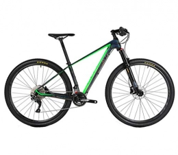 DUABOBAO Mountain Bike, Materiale in Fibra di Carbonio/qualit competitiva, Bici da Strada, Freno a Disco Olio M7000-22 velocit (33 velocit) Cornice incandescente,Green,17