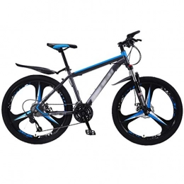 DXIUMZHP Mountain Bike DXIUMZHP Hardtail Biciclette per Pendolari Unisex, Corsa su Strada Leggera per Ragazzi, 21 / 24 velocità, Ruote da 24 / 26 Pollici, Doppio Freno A Disco (Color : 21 Speed Blue, Size : 26 Inches)