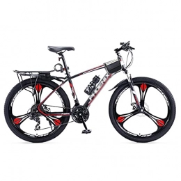 FBDGNG Mountain Bike FBDGNG - Bicicletta da mountain bike con sospensione anteriore, da 27, 5 cm, per adulti a 24 velocità, con doppio disco da uomo, per sentieri e montagne (dimensioni: 27 velocità, colore: rosso)