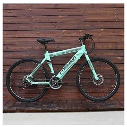 GAOTTINGSD Mountain Bike GAOTTINGSD - Bicicletta da mountain bike per adulti per mountain bike, da uomo, da donna, con ruote da 24 pollici, regolabile, con doppio freno a disco (colore: blu, dimensioni: 24 velocità)