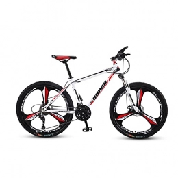 GAOXQ Bici GAOXQ Mountain Bike 21 velocità MTB 27, 5 Pollici Ruote Dual Sospensione Bicicletta da Montagna, Multipli Colori White Red