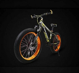 GASLIKE Mountain Bike GASLIKE Bicicletta da 26 Pollici Mountain Bike per Adulti Uomo Donna Fat Tire Mens MBT Bike, con Cerchi in Lega di Alluminio e Doppio Freno a Disco, C, 7 Speed