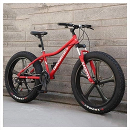 giyiohok Bici giyiohok - Mountain bike Hardtail da 26 pollici, per adulti e donne, con freni a disco meccanici a disco, mountain bike con sospensione anteriore a 24 velocità_5, colore: rosso
