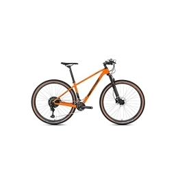 HESND Mountain Bike HESND ZXC Biciclette per Adulti 24 Velocità MTB In Fibra di Carbonio Mountain Bike con 2 * 12 Shifting 27.5 / 29 Pollici Off-Road Bike (colore: Arancione, Taglia: S)
