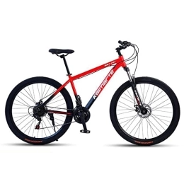 HTCAT Bicicletta, Bici for pendolari, Mountain Bike con Cambio 24-27, Alluminio, Adatta for sentieri stradali Spiaggia Neve Giungla. (Color : Red, Size : 27 Speed)