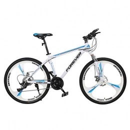 Hxx Bici Hxx Pieghevole Mountain Bike, 26"Unisex Ammortizzatore Bicicletta 30 velocit in Lega di Alluminio Doppio Freno A Disco Telaio Cross Country Bicicletta Slip Wear Tire, Blu