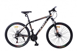 IBK Bici Bicicletta MTB 27.5 Hero 7 Vel. Shimano Front Suspension Mountain Bike (Arancione/Nero)