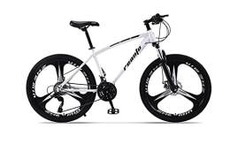 iuyomhes Bici iuyomhes Leggero 24 inch Mountain Bikes Bicycles 21-30 Speed High Carbon Steel Frame con Dual Disc Brake Bicycle per Uomini E Donne