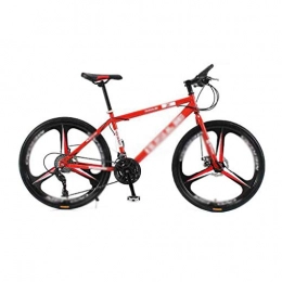 JHEY Bici JHEY A Tre Ruote Pieghevole in Acciaio al Carbonio della Bicicletta della Bici di Montagna della Lega di Alluminio anodo Cutter Anello Biciclette (Color : Red, Dimensione : 30 Speed)