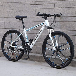 KELITINAus Mountain Bike KELITINAus Mountain Bike, 24 / 26 in Ruote Freni a Disco 21 / 24 / 27 / 30 Speed ​​Mens Bicycle Bicycle Suspension Mtb, E-24In-24Speed, E-24In-21Speed