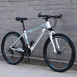 KELITINAus Mountain Bike KELITINAus Mountain Bike, 26 / 27.5 / 29 Pollici Ruote Disc Freni a Disco 21 / 24 / 27 / 30 Speed ​​Mens Bicycle Bicycle Suspension Mtb, E-27, 5In-27Speed, A-26-24Speed