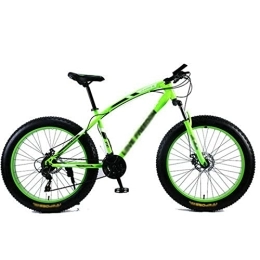 KOOKYY Bici KOOKYY Mountain Bike Mountain Bike Fat Tire Bikes Ammortizzatori Bicicletta Bici da neve (colore: verde)