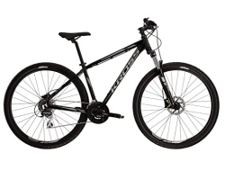 KROSS Mountain Bike Kross Hexagon 6.0 Mountain Bike L 21 pollici, telaio 53 cm, ruote 29 pollici, freno a disco, cambio Shimano a 24 marce Hardtail bicicletta nero grigio grafite