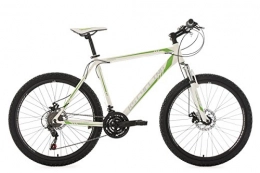 KS Cycling Bicicletta Mountain Bike MTB Hardtail Sharp RH 51 cm, Bianco/Verde, 26, 353 m