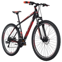 KS Cycling Bici KS Cycling, Mountain bike Hardtail 29'' Morzine nero rosso 53 cm Unisex adulto, 29 Zoll